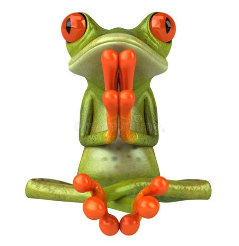 Zen Frog Stock Illustration Illustration Of Illustration 5890989