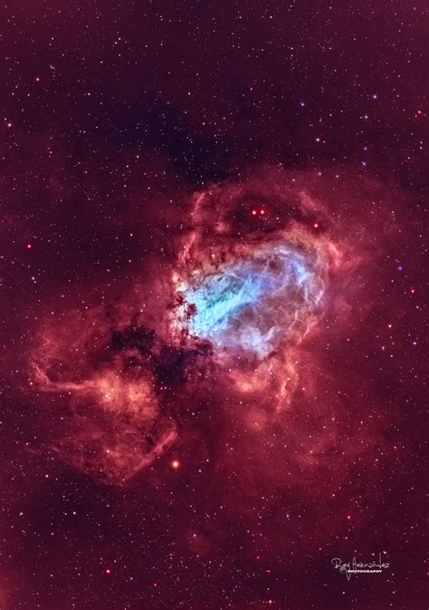 The Omega Swan Nebula Taken 0613 And 0615 2020 Telescope Flickr