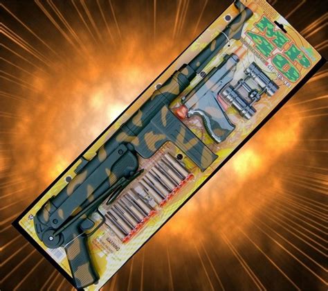 2 pistol super set (black and silver plastic) code: Comaco Toys - Toy Army Schmeisser MP40 Gun Set