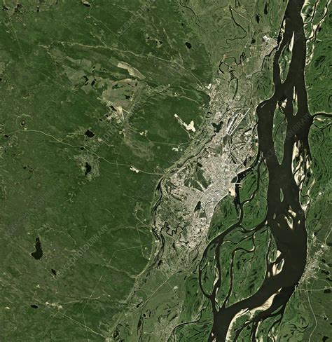 Sakha Republic Russia Satellite Image Stock Image C Science Photo Library