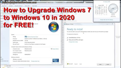Windows 7 Free Upgrade To Windows 10 In 2020 How To Guide Youtube