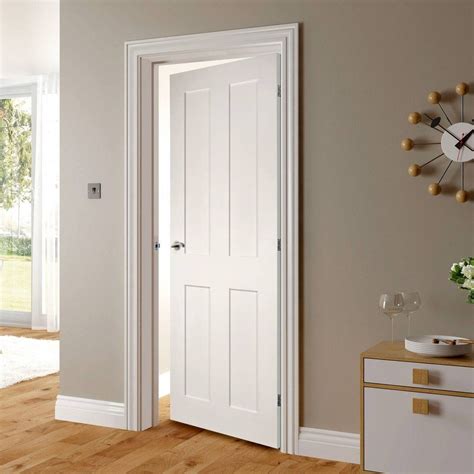 Eton White Primed Victorian Shaker Fire Internal Door 12 Hour Fire