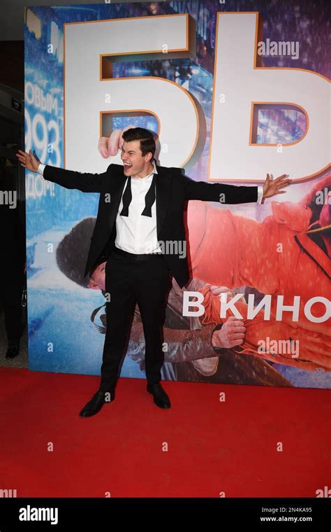 moscow actors oleg gaas at a premiere of the adventure comedy be at caro 11 october movie