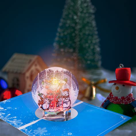 Snow Globe Christmas Card 100 Greetings