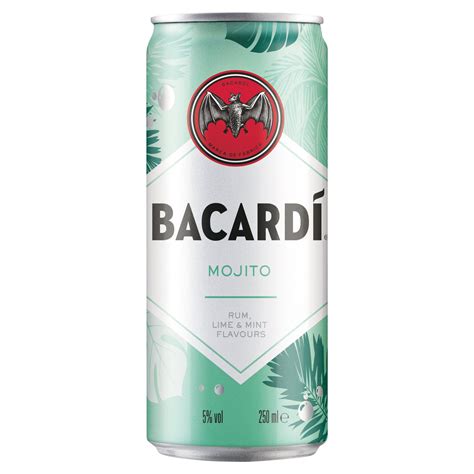 Bacardí Mojito Rum Mixed Drink 250ml Spirits And Pre Mixed Iceland Foods