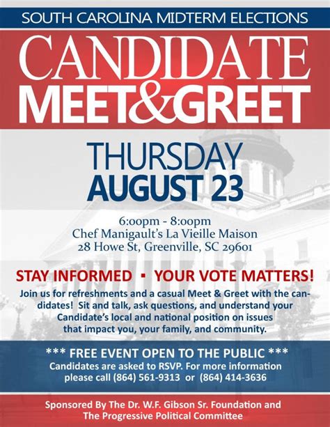 Candidate Meet And Greet 8 23 18 Greenville County Democratic Party