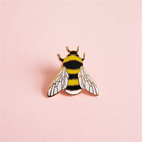 Handmade Products Badge Honey Bee Enamel Pin Lapel Pin Brooches And Pins
