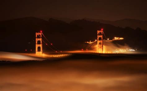 Fog @ The Golden Gate Bridge | San francisco golden gate bridge, Golden gate bridge, Golden gate