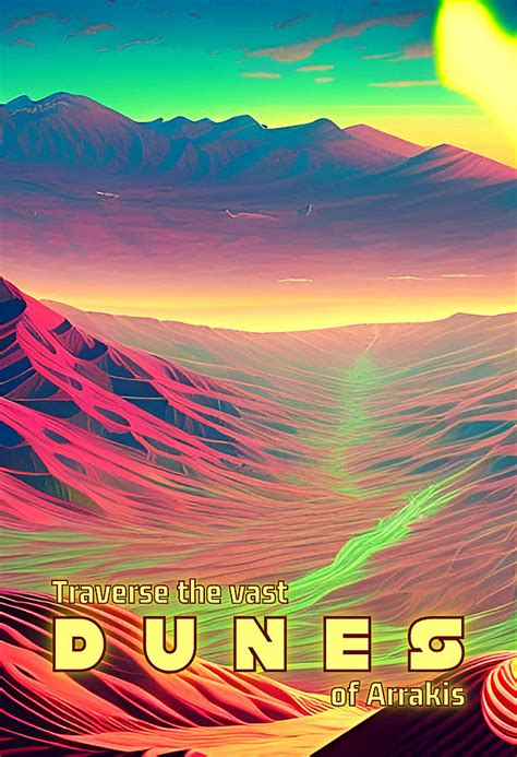 Traverse The Vast Dunes Of Arrakis Digital Art By Derek Tanner Fine
