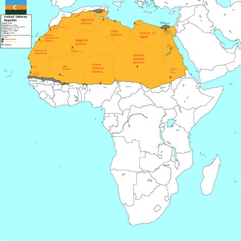 The United Saharan Republic Rimaginarymaps