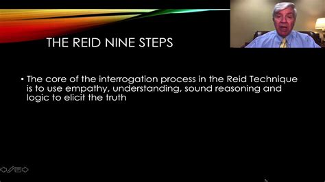 Description Of The Reid Technique Youtube