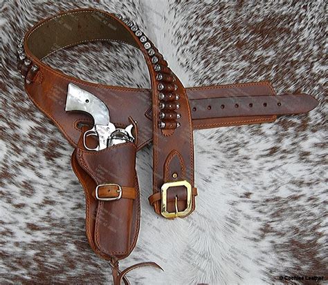 Western Leather Buscadero Holsters And Gunbelt Custom Leather