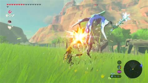 How to start a fire in breath of the wild using arrows. FIRE DRAGON!? Dinraal! The Legend of Zelda: Breath of the Wild - YouTube