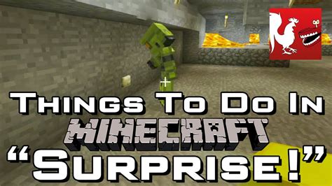 Things To Do In Minecraft Surprise Rooster Teeth Youtube