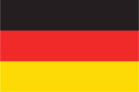Deutschland flagge, fahne wetterfest und preiswert in verschiedenen größen. Flagge Deutschland 110 g/m² | www.flaggenmeer.de