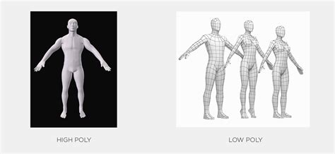 The Difference Between High Poly And Low Poly 3d Models Thepro3dstudio