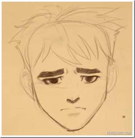 Drawing A Worried Face Without Frowning