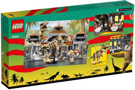 Lego Jurassic Park Visitor Center T Rex And Raptor Attack 2023 Now Available For Pre Order Toys