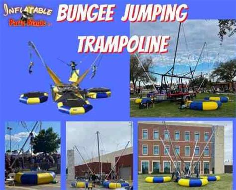 Bungee Trampoline Rental From Inflatable Party Magic Texas