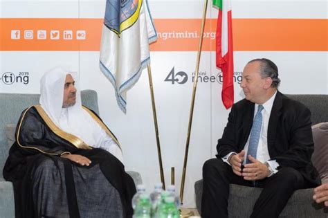 He Dr Mohammad Alissa Met With Rabbimschneier President Of The Foundation For Ethnic