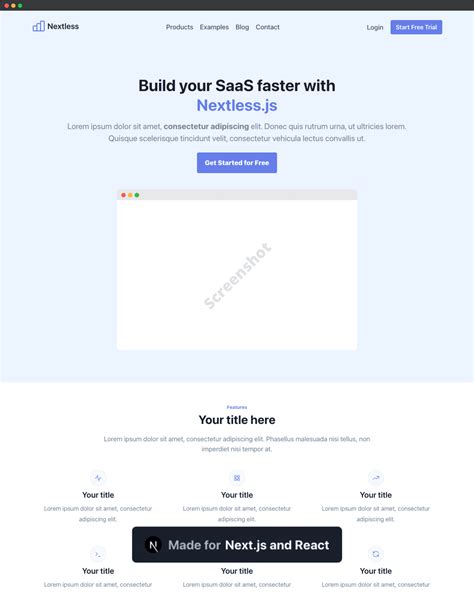 React Saas Starter Kit With Next Js And Typescript Creative Designs Guru