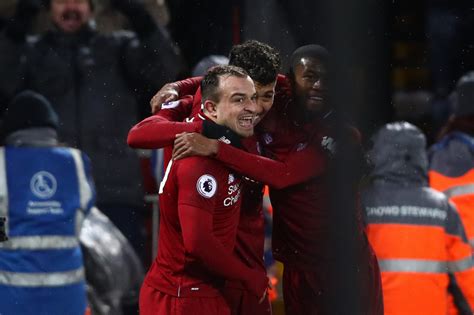 Manchester united stay top of the table after an intriguing. Liverpool vs Man Utd: Xherdan Shaqiri the difference on ...