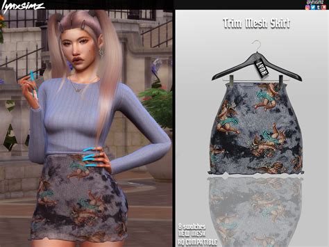 Welcome To Lynxsimz Tumblr Page Trim Mesh Skirt And Robin Long Sleeve