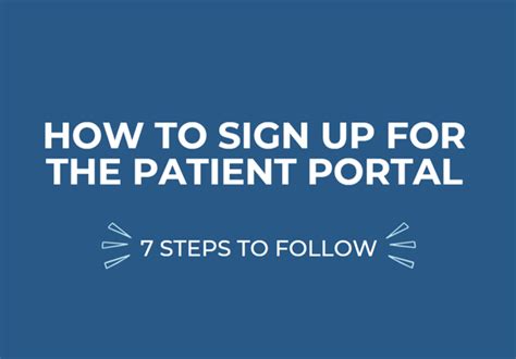 How To Sign Up For The Patient Portal In 7 Easy Steps Heart And