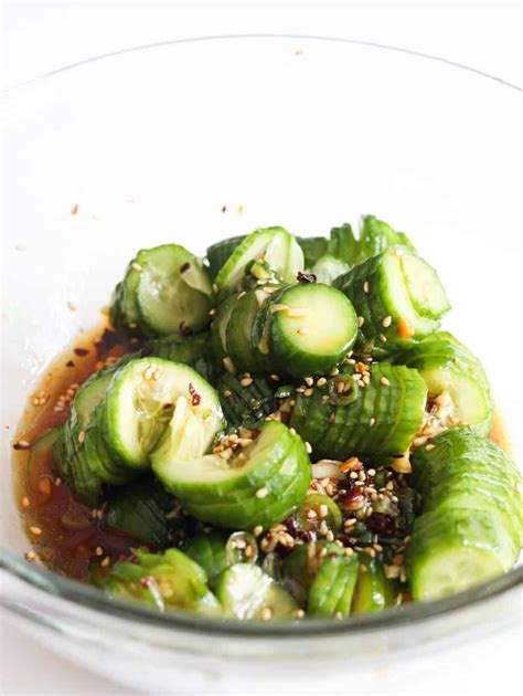 Spicy Asian Cucumber Salad Christie At Home Asian Cucumber Recipe
