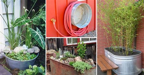 Polly also recruited smaller galvanized tubs and large growers' pots into service as containers to take advantage of every inch of sunny space. 18 Unimaginable Galvanized Tub Uses in the Garden ...