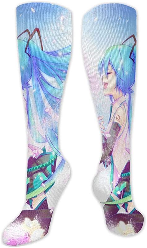 Vocaloid Hatsune Miku Music Unisex Socks Fashionable Long Socks Boat
