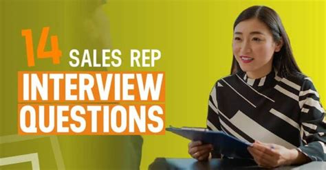 Get The Job How To Answer 14 Common Sales Interview Questions