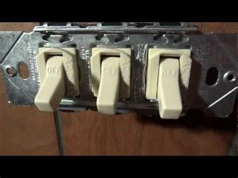 This process can be tricky, so read through the steps before you start your project. The Installation and Wiring of a Despard "Triple" Switch - YouTube