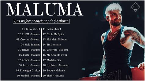 Maluma 2022 Las Mejores Canciones Exitos Maluma Exitos Canciones