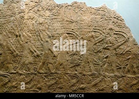 Assyrian wall relief showing an on Lachish about 700 692 ВС