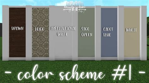 Pin By Kayton Hodge On Bloxburg Roblox In 2020 House Color Schemes