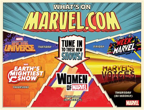 Marvel Announces New Digital Content Lineup