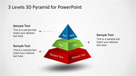 6 Levels 3d Pyramid Template For Powerpoint Slidemodel Powerpoint Images