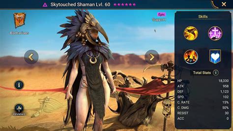 Skytouched Shaman Hellhades Raid Shadow Legends