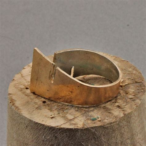 Simple Ring In Silver Filled Bronze