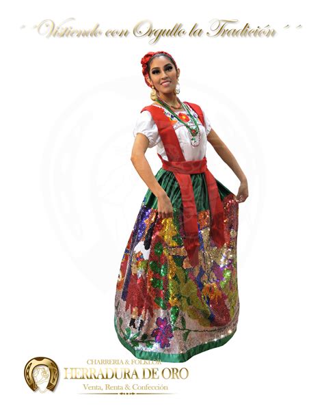 Traje Folklorico Del Estado De Puebla China Poblana 4264 Venta Renta Y Confección Del Vestido