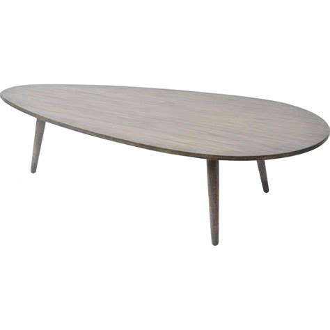 Rotating small oval coffee table: Buy Libra Retro Oval Coffee Table with Grey Finish from ...