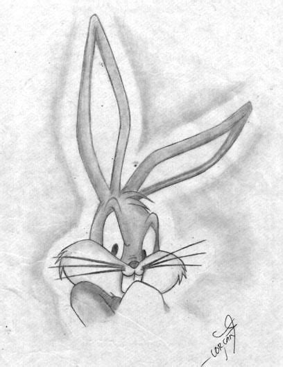 Pin By Kassidy Mata Flores On Draw Cartoon Tattoos Bugs Bunny Drawing Bunny Sketches