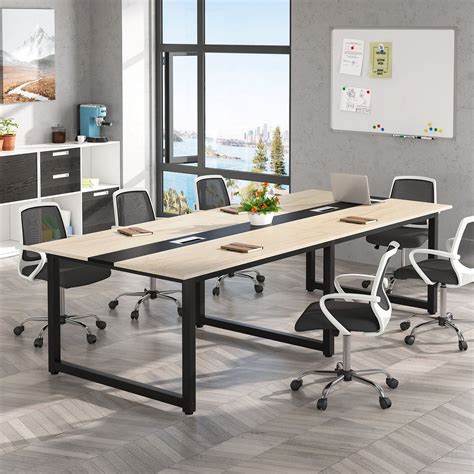 Tribesigns 8ft Large Conference Table 9449l X 4724w X 2953h Inches