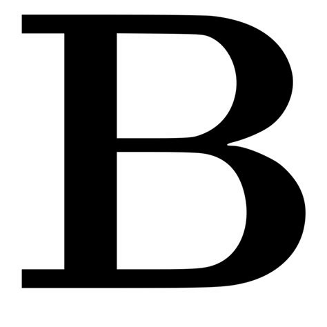 Free Black And White Letter B Download Free Black And White Letter B