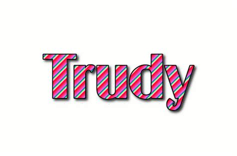 Trudy Logo Free Name Design Tool From Flaming Text