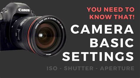 Basic Camera Settings Iso Shutter Speed And Aperture Photography