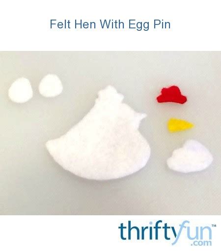 Felt Hen With Egg Pin Thriftyfun