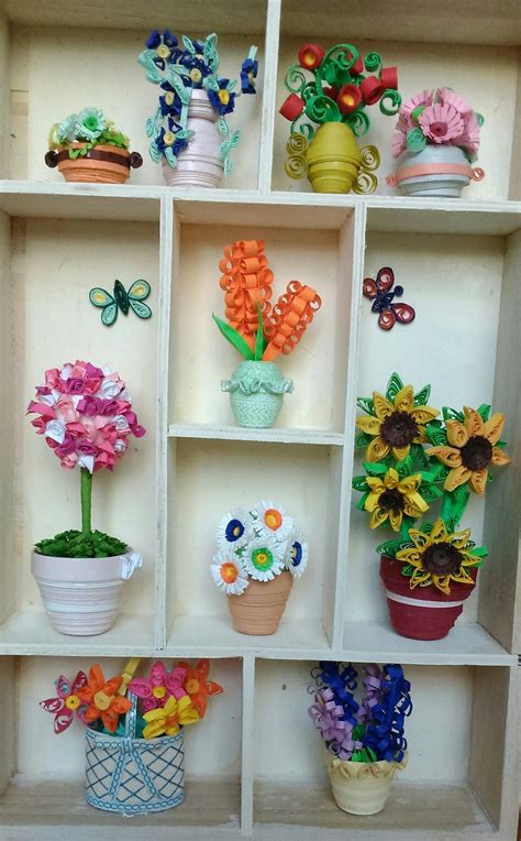 3d Flower Pots Paper Quilling Designs Quilling Designs Origami And