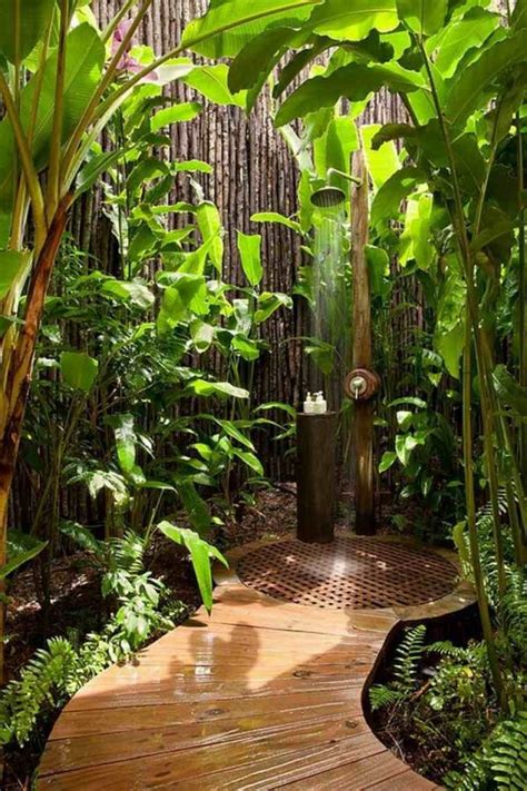 15 Outdoor Shower Designs For Refreshment During The Summer Little